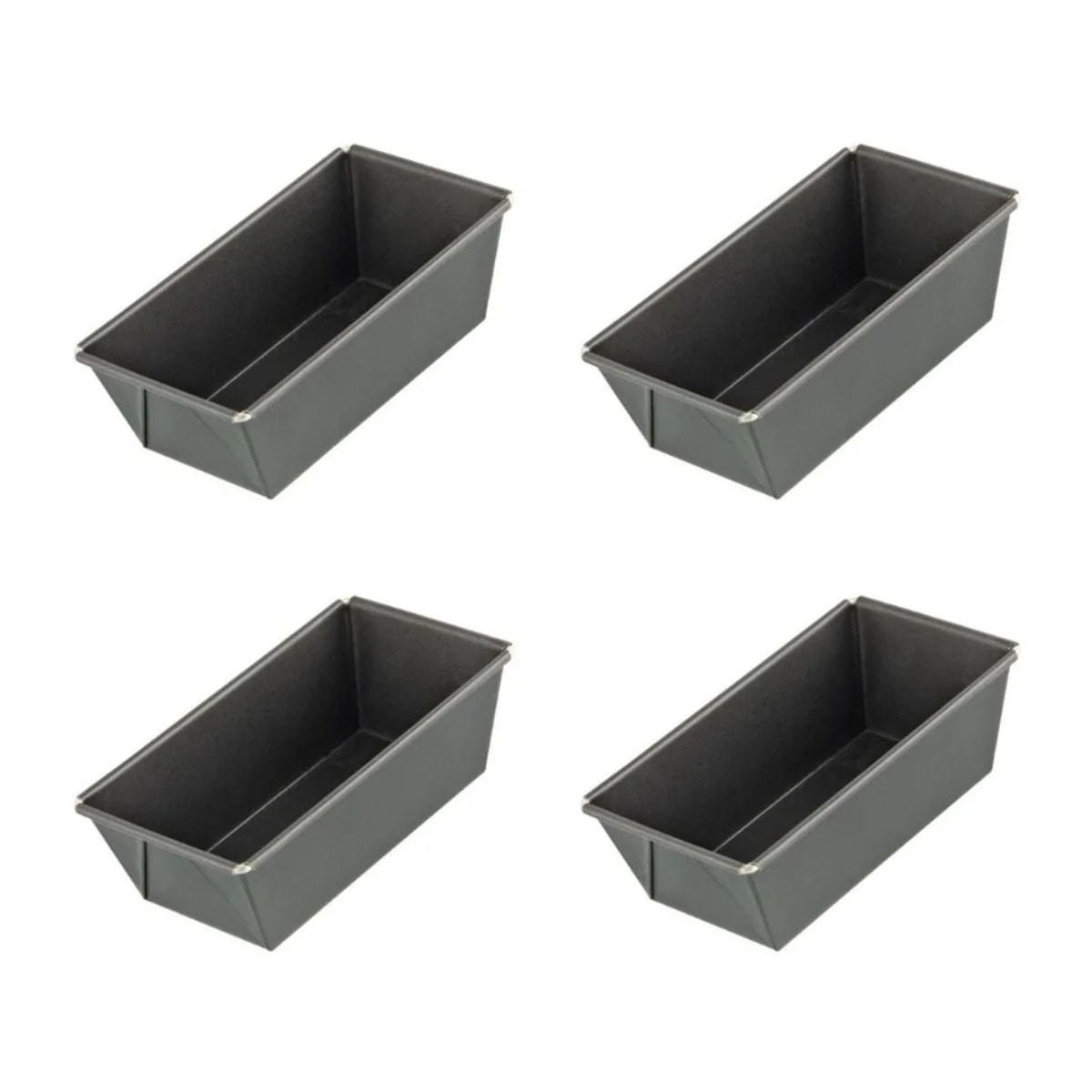 Lot de 4 mini moules à cakes 15 cm Zenker Special Mini