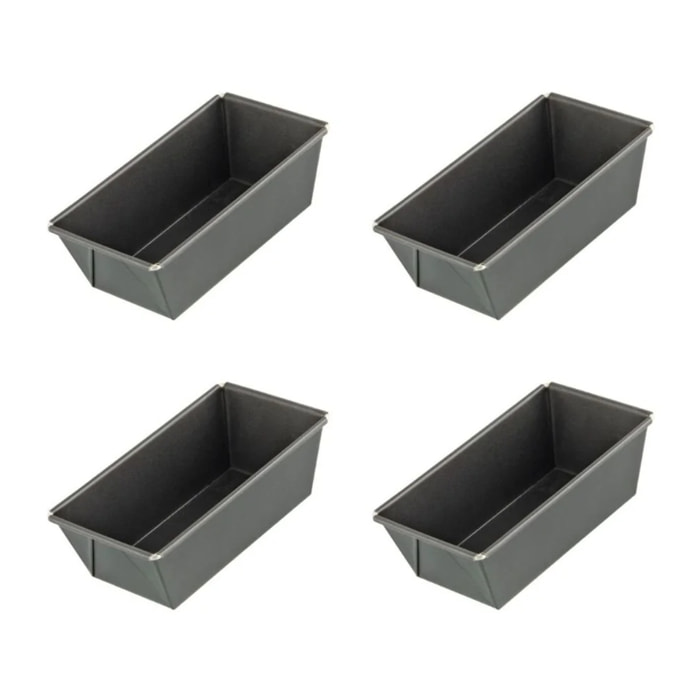 Lot de 4 mini moules à cakes 15 cm Zenker Special Mini