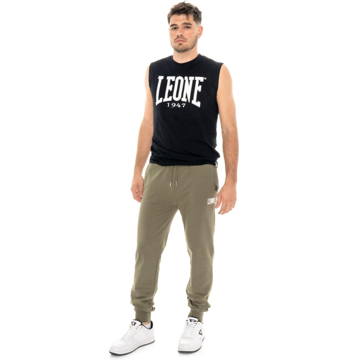 Pantaloni sportivi con polsini da uomo Leone Basic