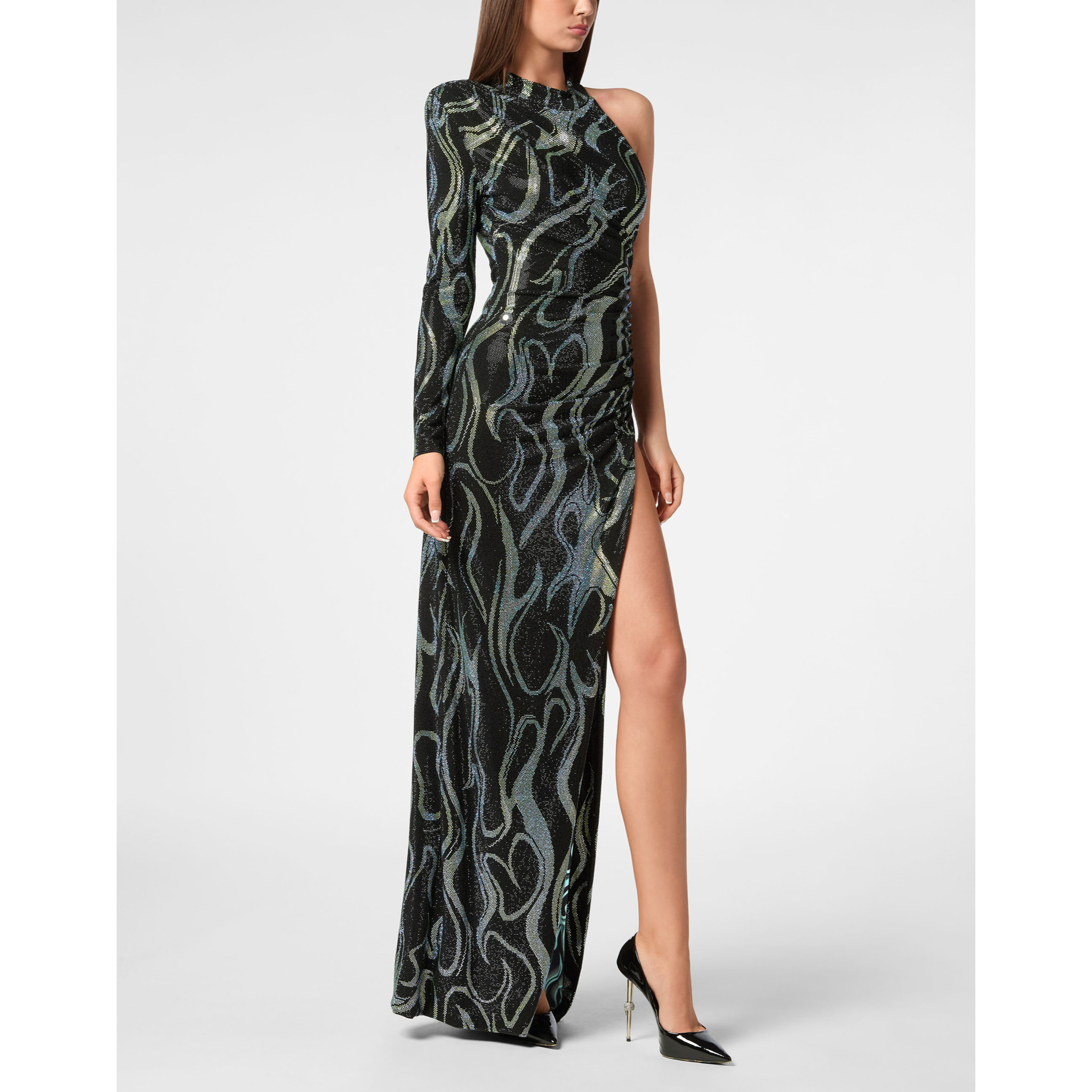 PHILIPP PLEIN Vestido largo FLAME