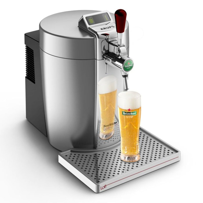 Tireuse à bière KRUPS VB700E Beertender Loft Silver