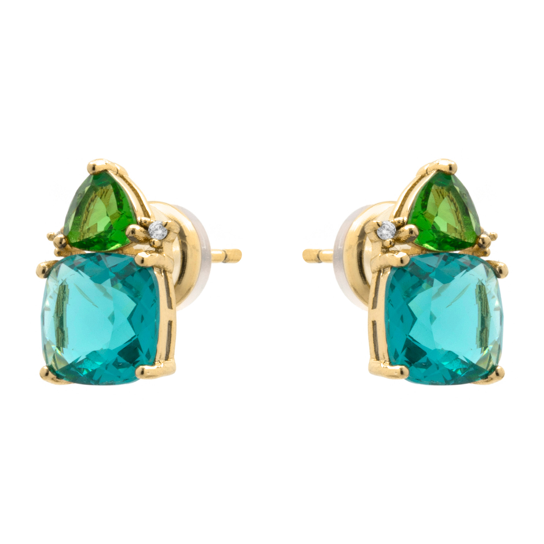 Pendientes Ilkan acabado oro amarillo 18k