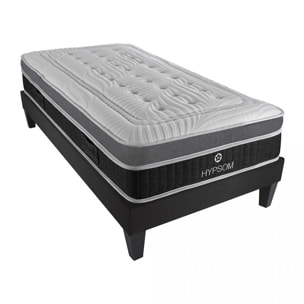 Ensemble Elegance | Matelas memoire de forme avec sommier en bois