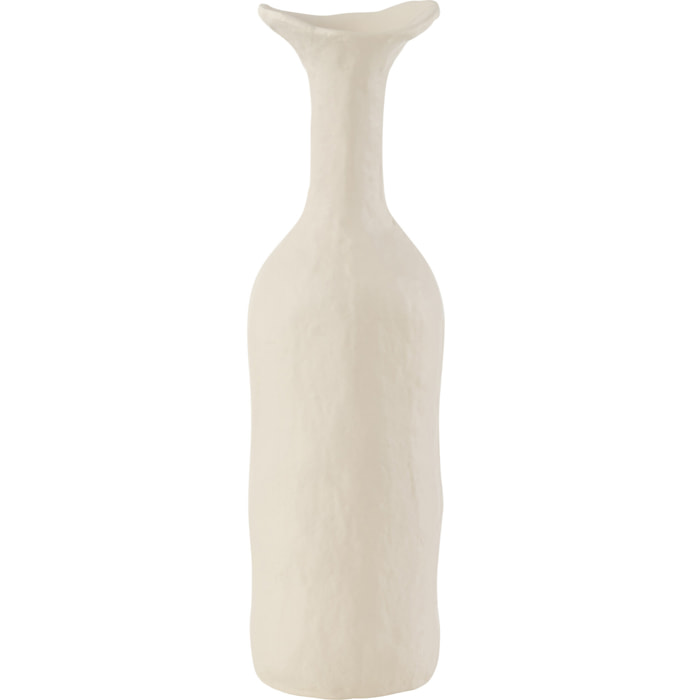 J-Line vase Agra - aluminium - blanc - small - 30 cm de hauteur
