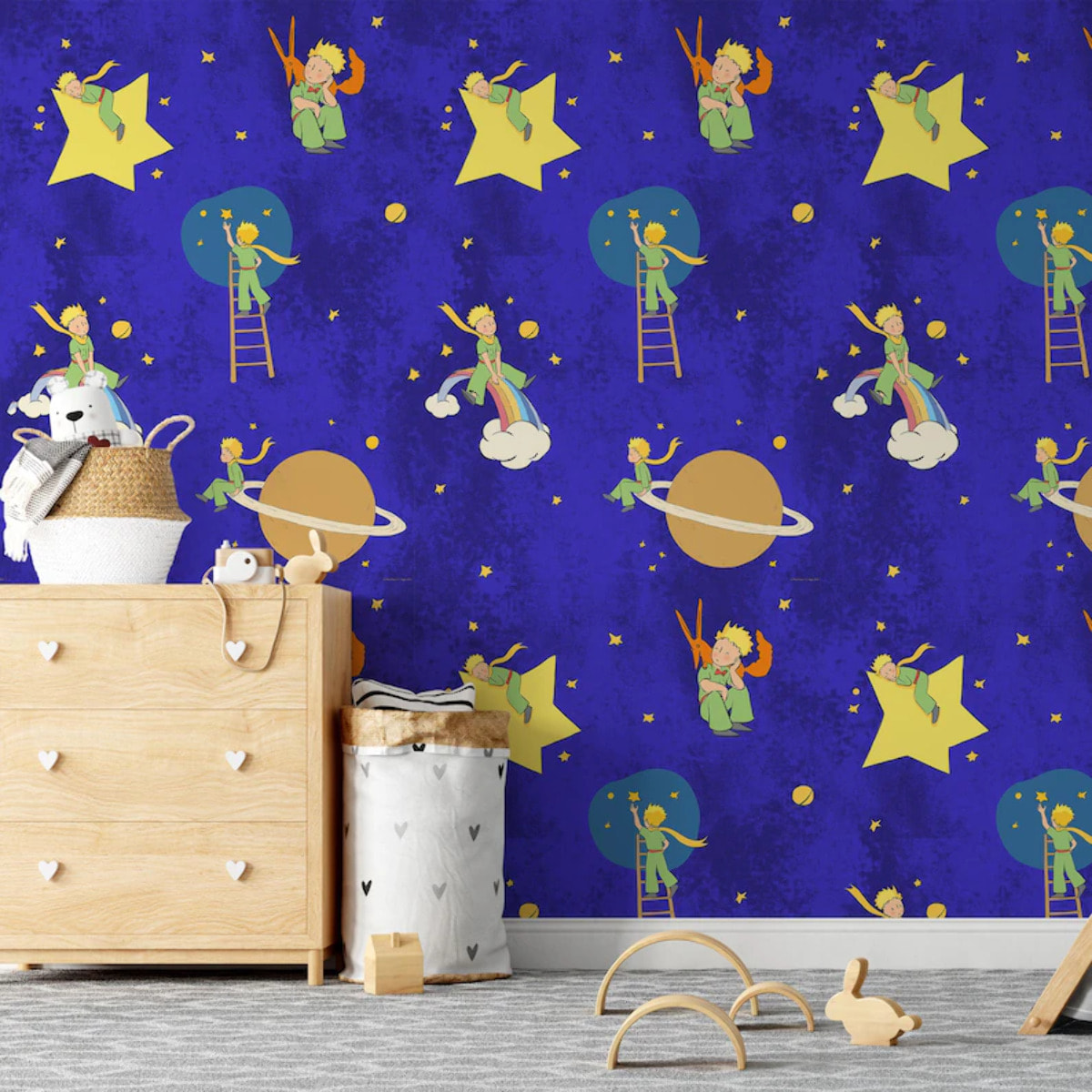 Carta da Parati Ufficiale Il Piccolo Principe Cielo Notturno