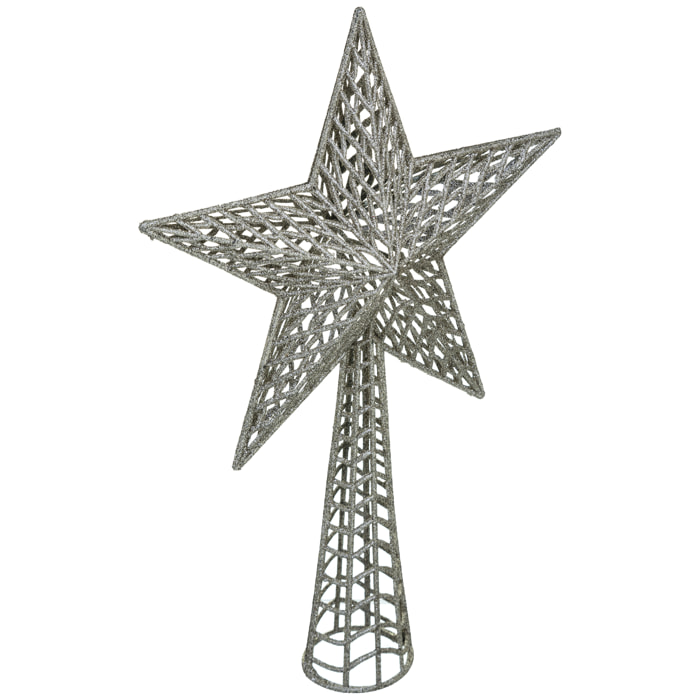 Estrella de cresta plata