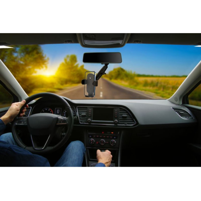 Support smartphone TNB pour rétroviseur noir