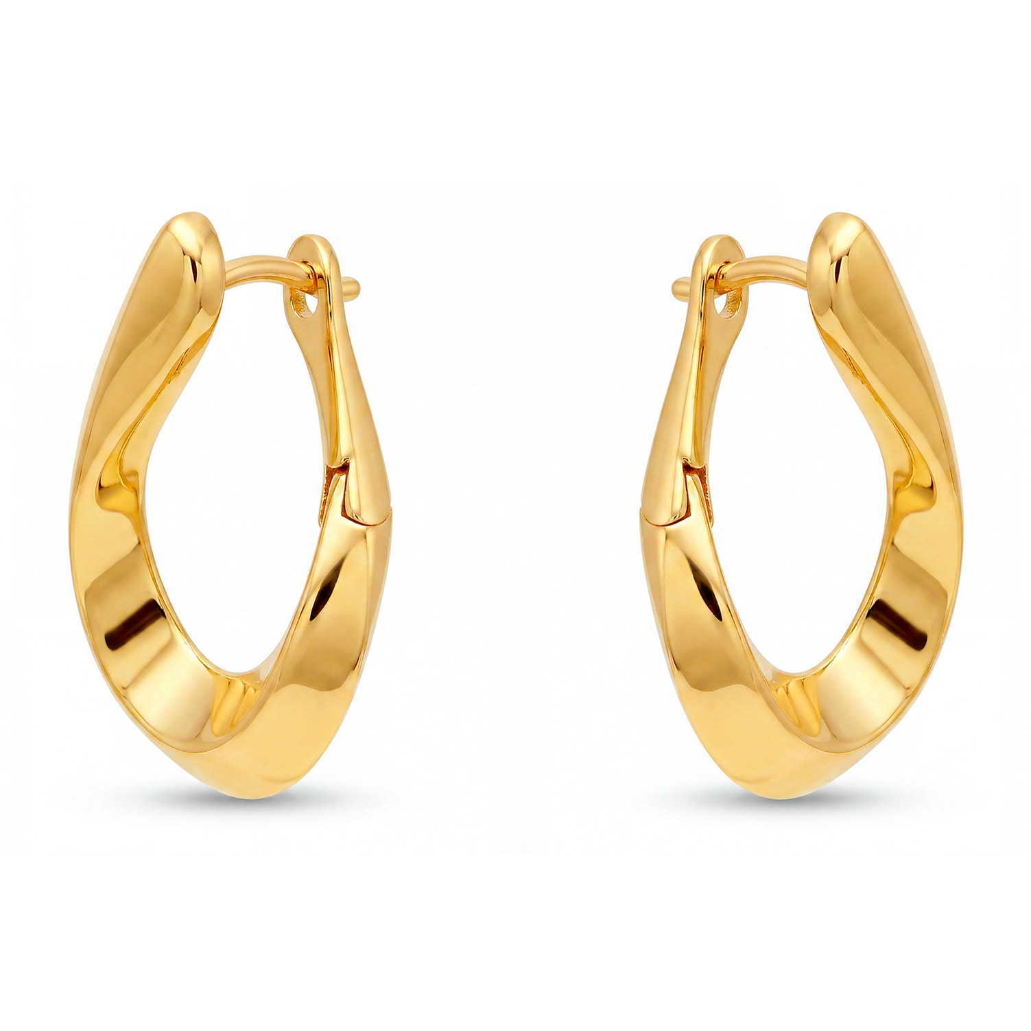 Pendientes Tindia acabado oro amarillo 18k
