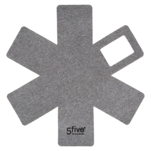 6 protections anti-rayures gris/noir