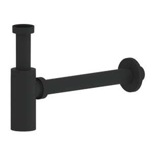 Siphon de lavabo Swiss Aqua Technologies Project 5/4 DN32 noir plastique mat SATSIFMPLB