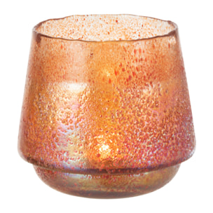 J-Line photophore Pois - verre - orange - large
