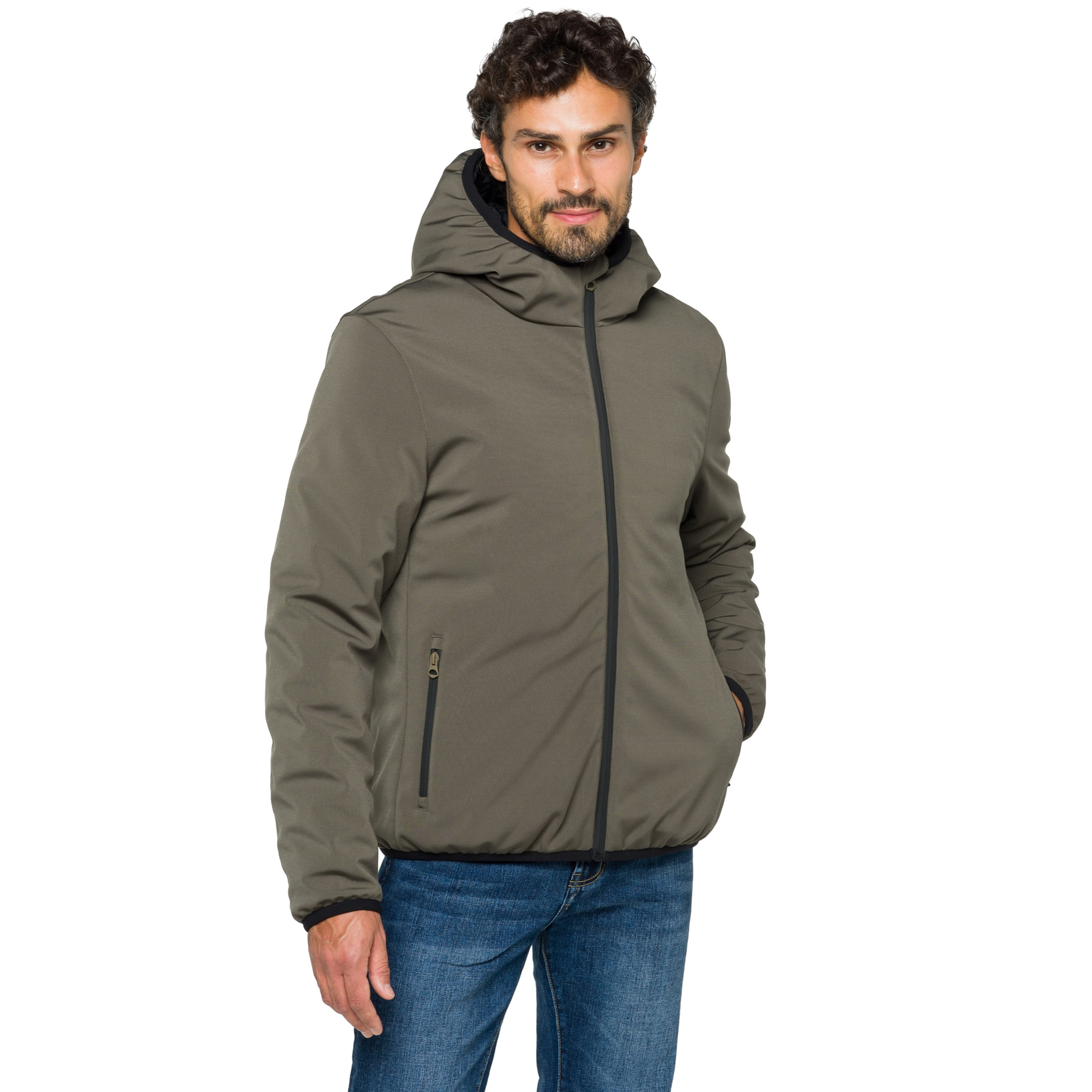 Giacca Hot Buttered termica impermeabile Andaz Verde militare.