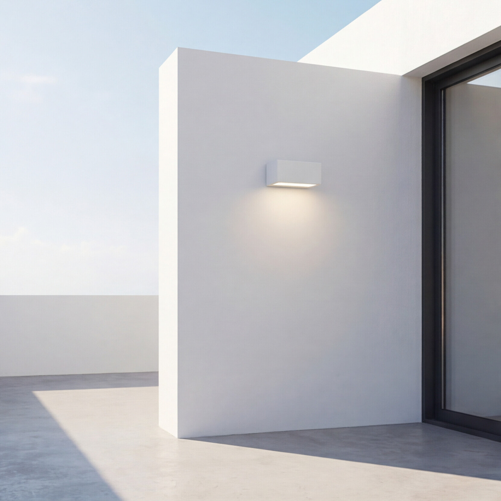 LEDS C4 Aplique Ip44 Nemesis Aluminium 70*170Mm R7S 100W Blanco 1498Lm