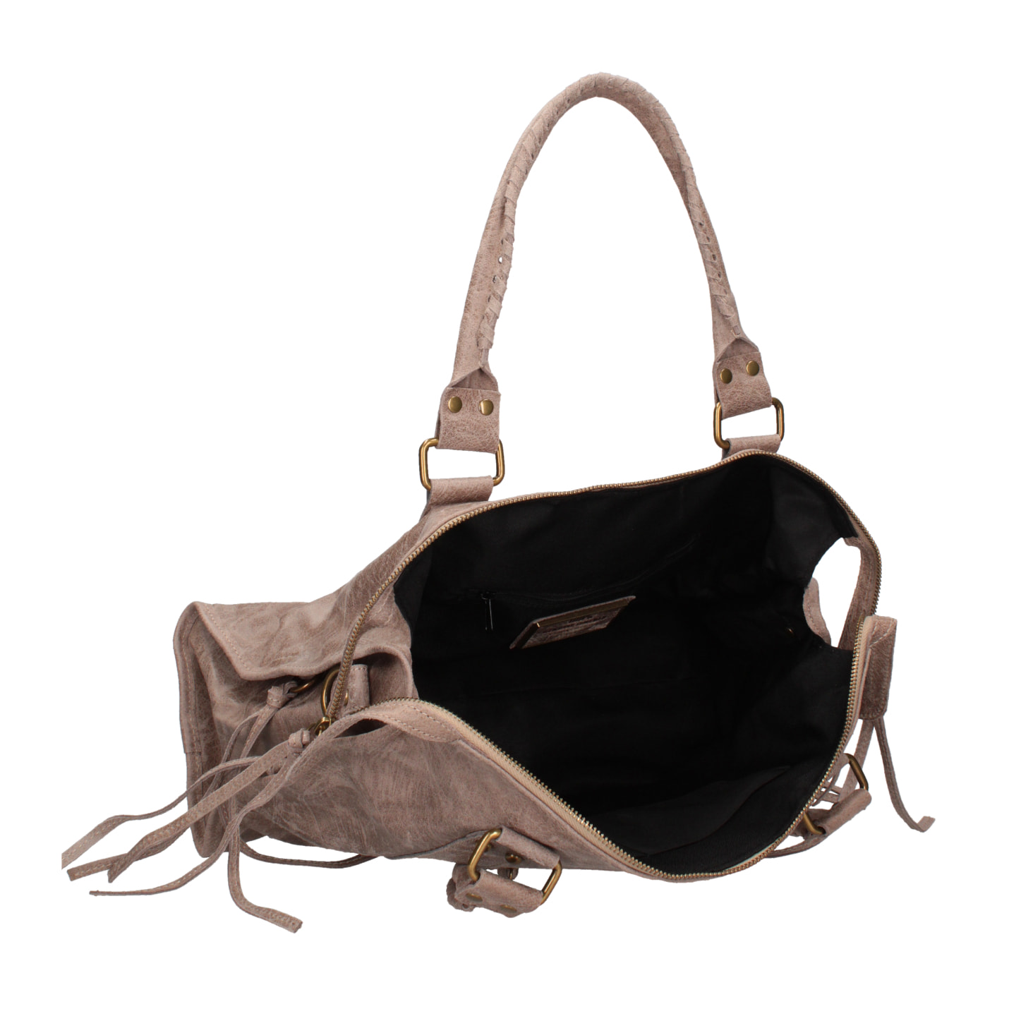 Borsa a spalla da donna - Modello Elara - Vera pelle - 41.0 x 28.0 x 13.0 cm