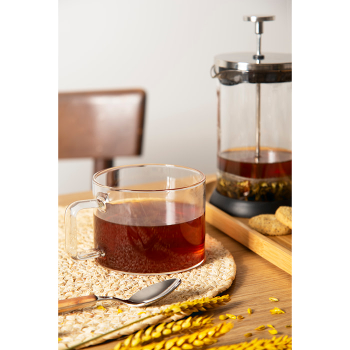 Excelsa lot de 6 tasses jumbo Essential verre 50 cl transparent