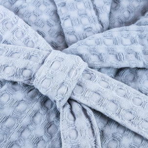 INTRECCI HOME Accappatoio Uomo e Donna, in Morbido Cotone 300 g, , Morbidezza Extra, Avvolgente, con Cappuccio e Tasche, Elegante e Confortevole,