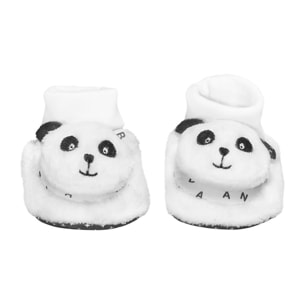Chaussons bébé en velours