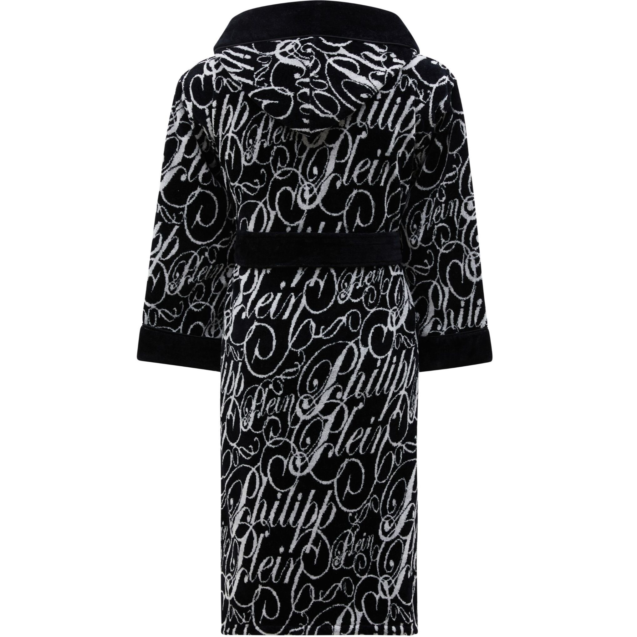PHILIPP PLEIN Hooded Bathrobe Signature