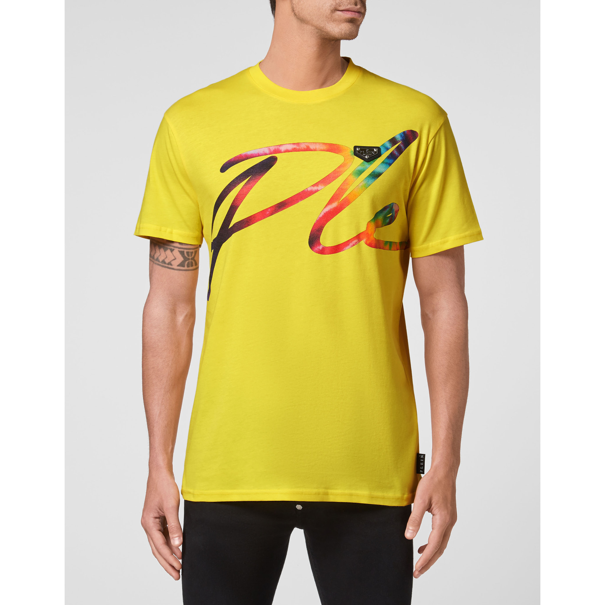 PHILIPP PLEIN T-Shirt Round Neck SIGNATURE