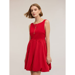 Motivi - Minivestido sin mangas con lazo - Rojo