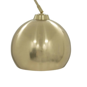 Lampadaire arche "Floris" doré H177cm
