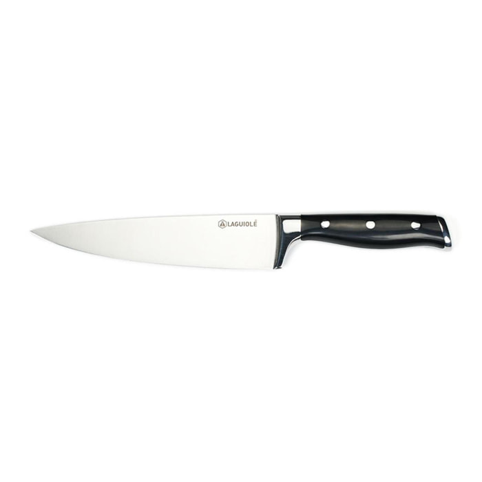 Couteau de chef noir 34cm - "Essentials"
