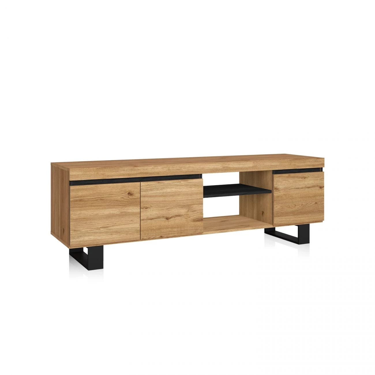 Mueble TV Ebos UP 160 Roble Nude - Ceniza