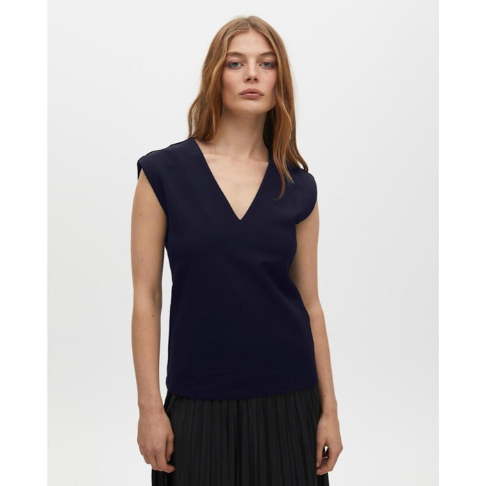 Top senza maniche collo a V