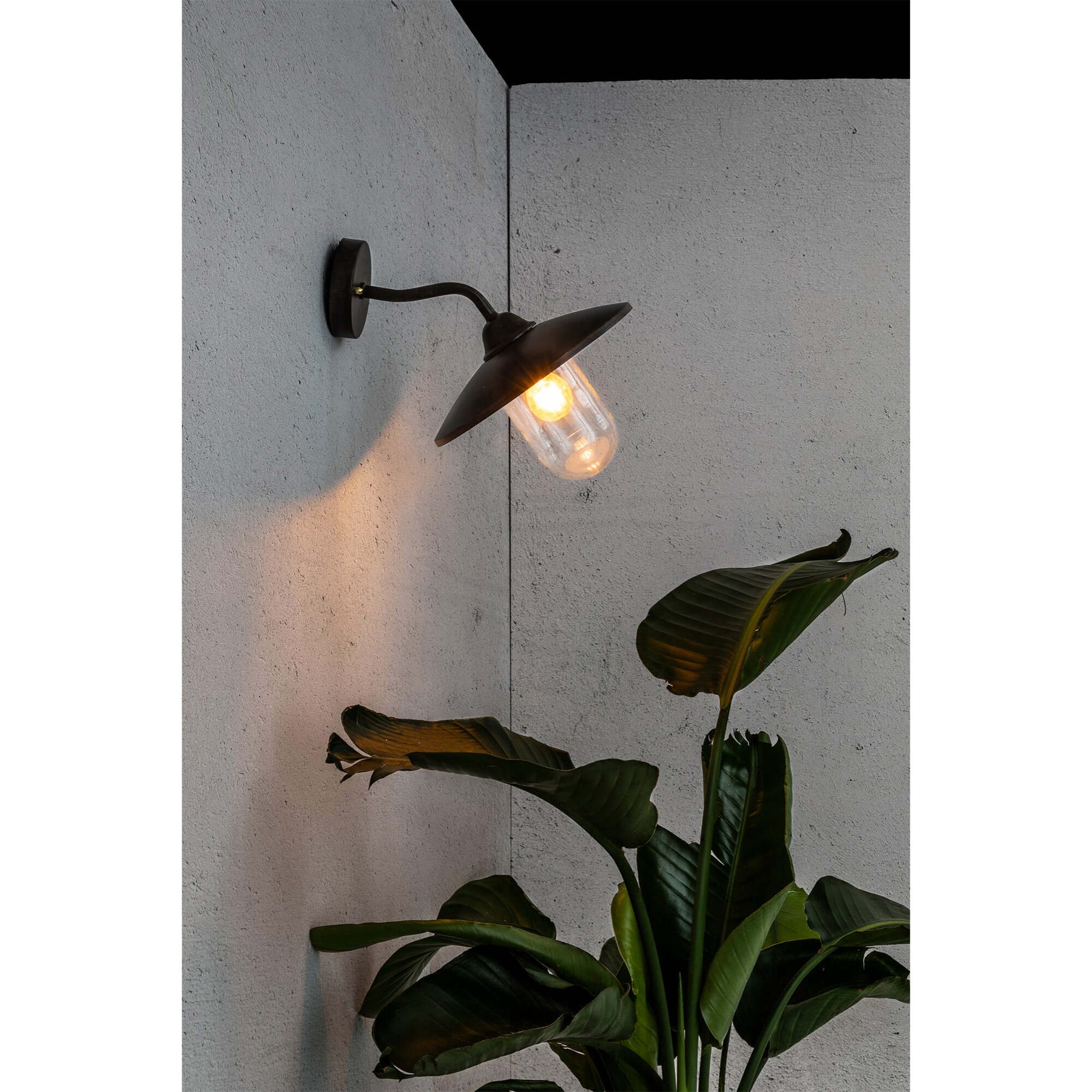 WALLY-2 Lampe applique rouille