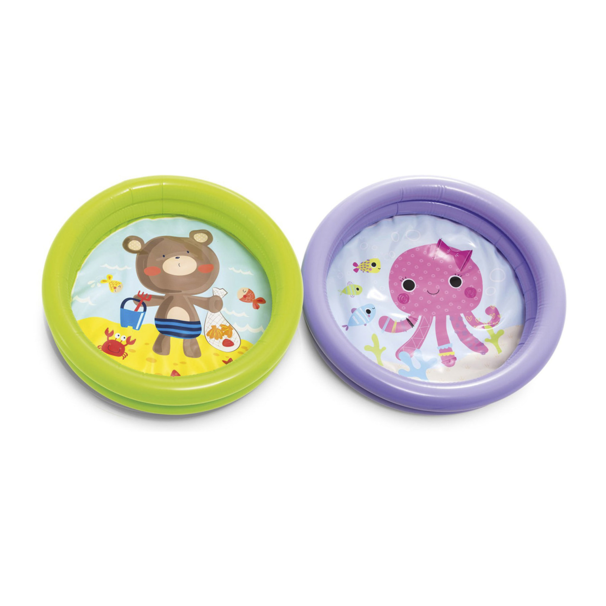 Intex Piscina Baby con Stampa Animaletti, Colori Assortiti, 1 pezzo, 61x15 cm