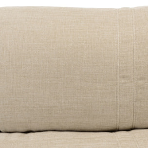 ANGELE - Chauffeuse convertible 2 places en tissu couleur beige