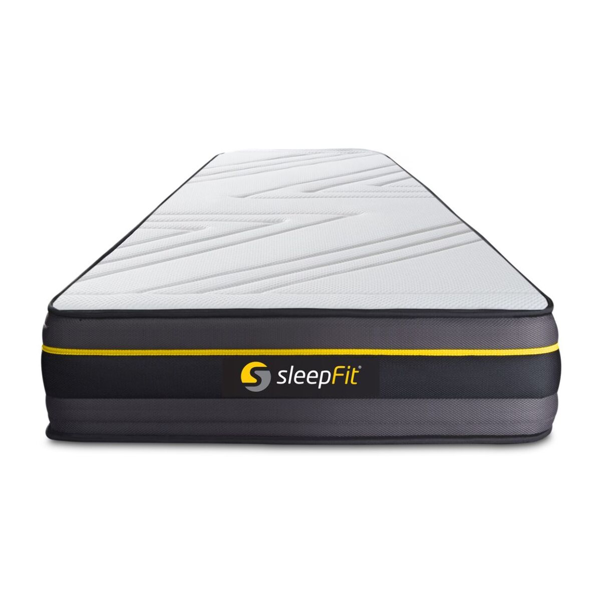 Matelas Mémoire de forme - Confort ferme et accueil enveloppant - 24 d'épaisseur, 5 zones de confort - Bien-être nuit après nuit - 1 place