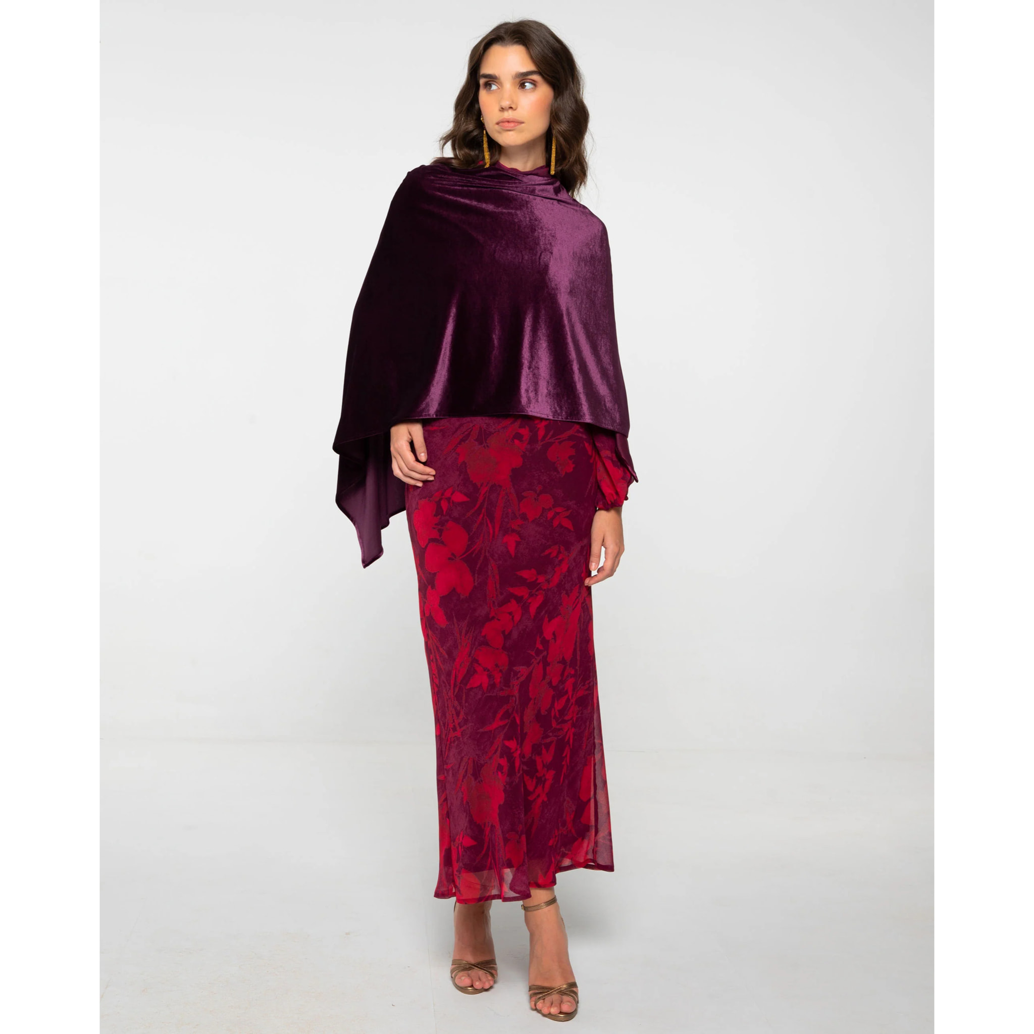 Echarpe de mujer elegante.