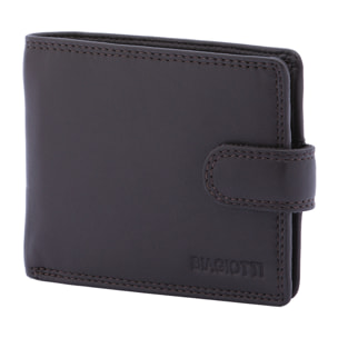 Portafoglio  da uomo In Vera pelle Made in Italy 12,5x9,5x3 cm
