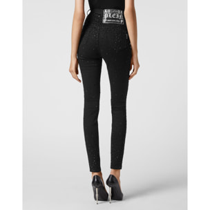 PHILIPP PLEIN Jegging de cintura alta