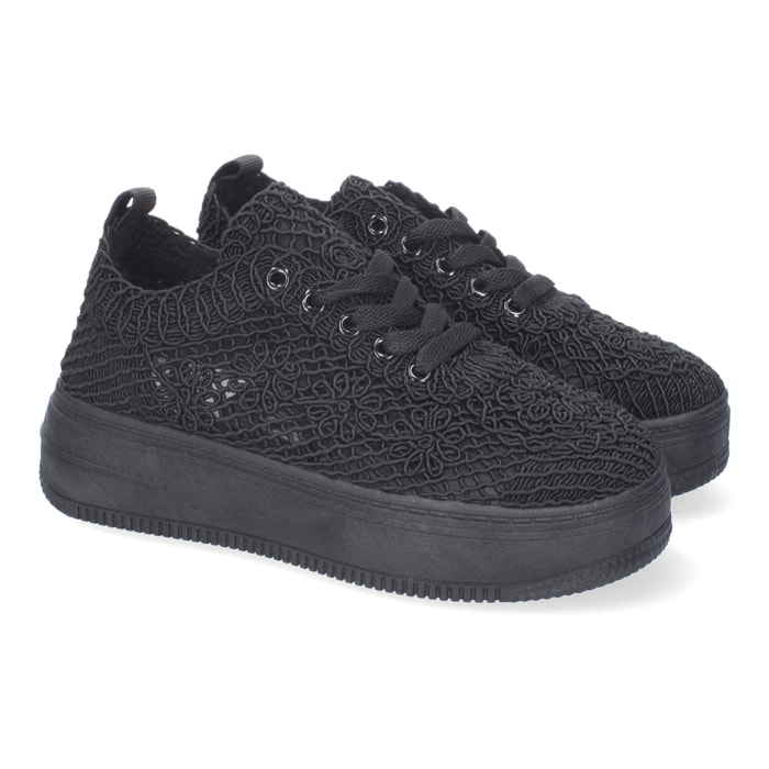 Zapatillas Casual para Mujer, Comdodas y Elegantes, Diseño de Encaje con Adornos Florales