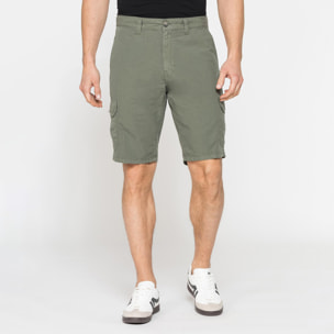 BERMUDA TASCONATO IN LEGGERO RIPSTOP DI COTONE