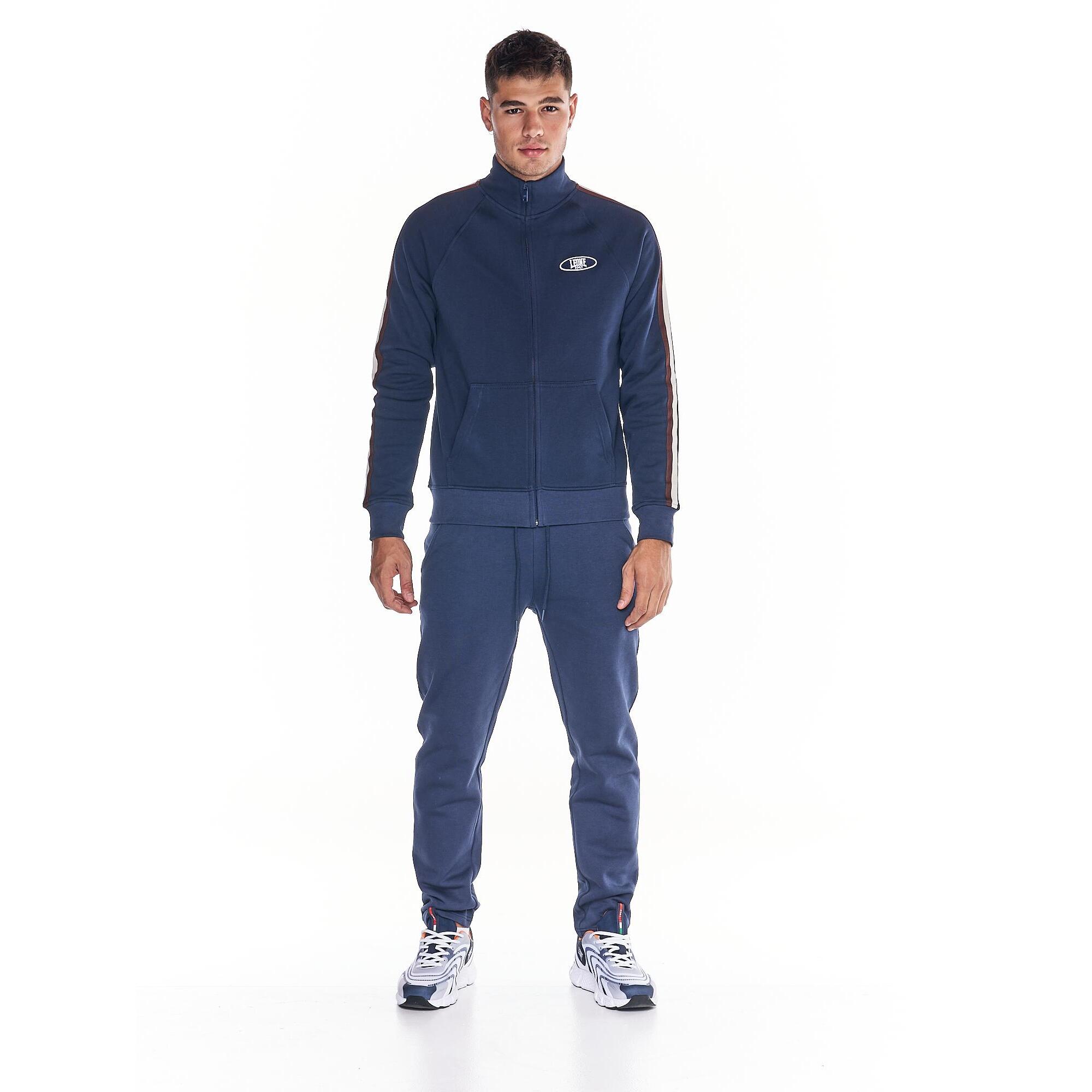 Tuta uomo full zip collo alto linea Earth Tones