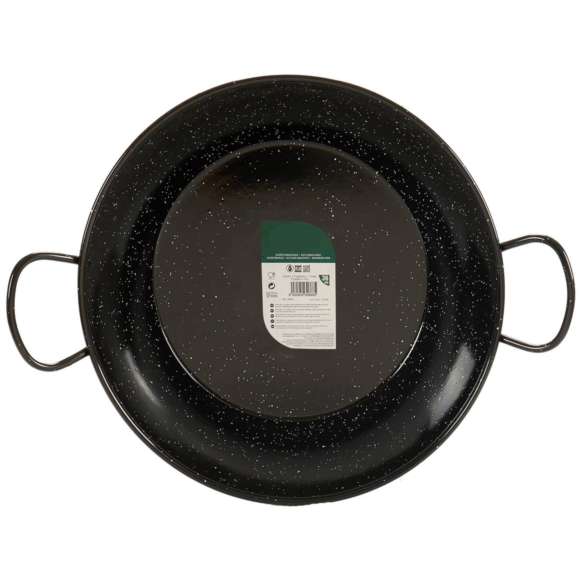 Sarten honda esmaltada con asas 40 cm colección la dehesa