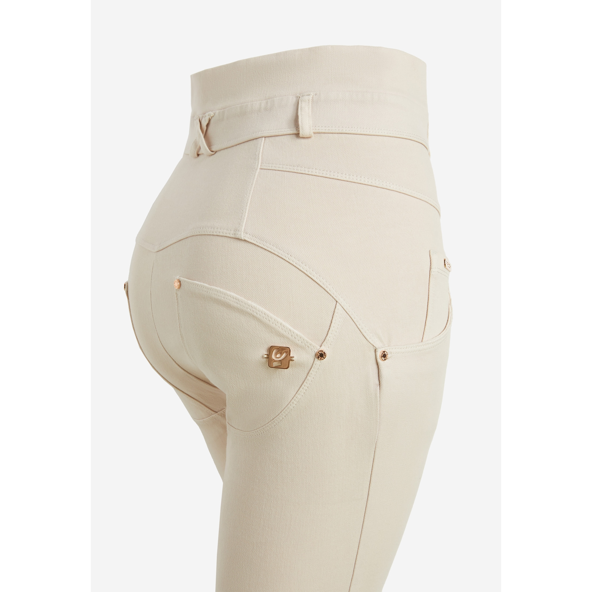 Pantaloni WR.UP® in tessuto navetta con vita stile bustier