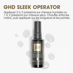 Élixir d'huile lissante - ghd Sleek Operator - Pour cheveux humides et secs - 45ml