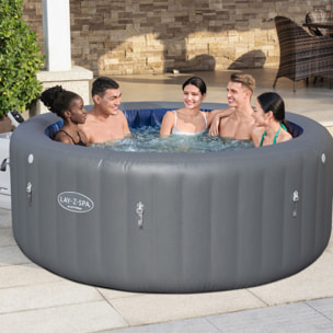 Bestway Spa gonflable rond Lay-Z-Spa Santorini HydroJet Pro 5-7 personnes
