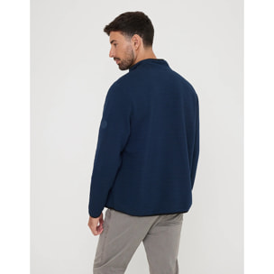 Chaqueta Cremallera Azul Marino - Tigio