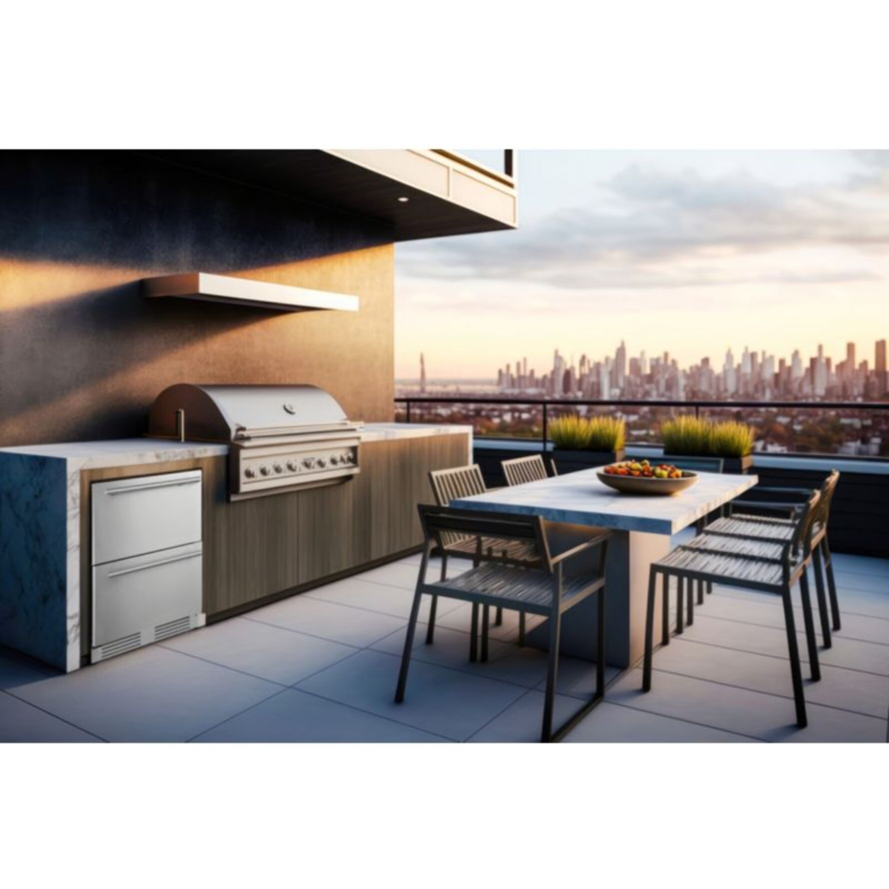 Réfrigérateur pro FRIGELUX d'extérieur RETT136A