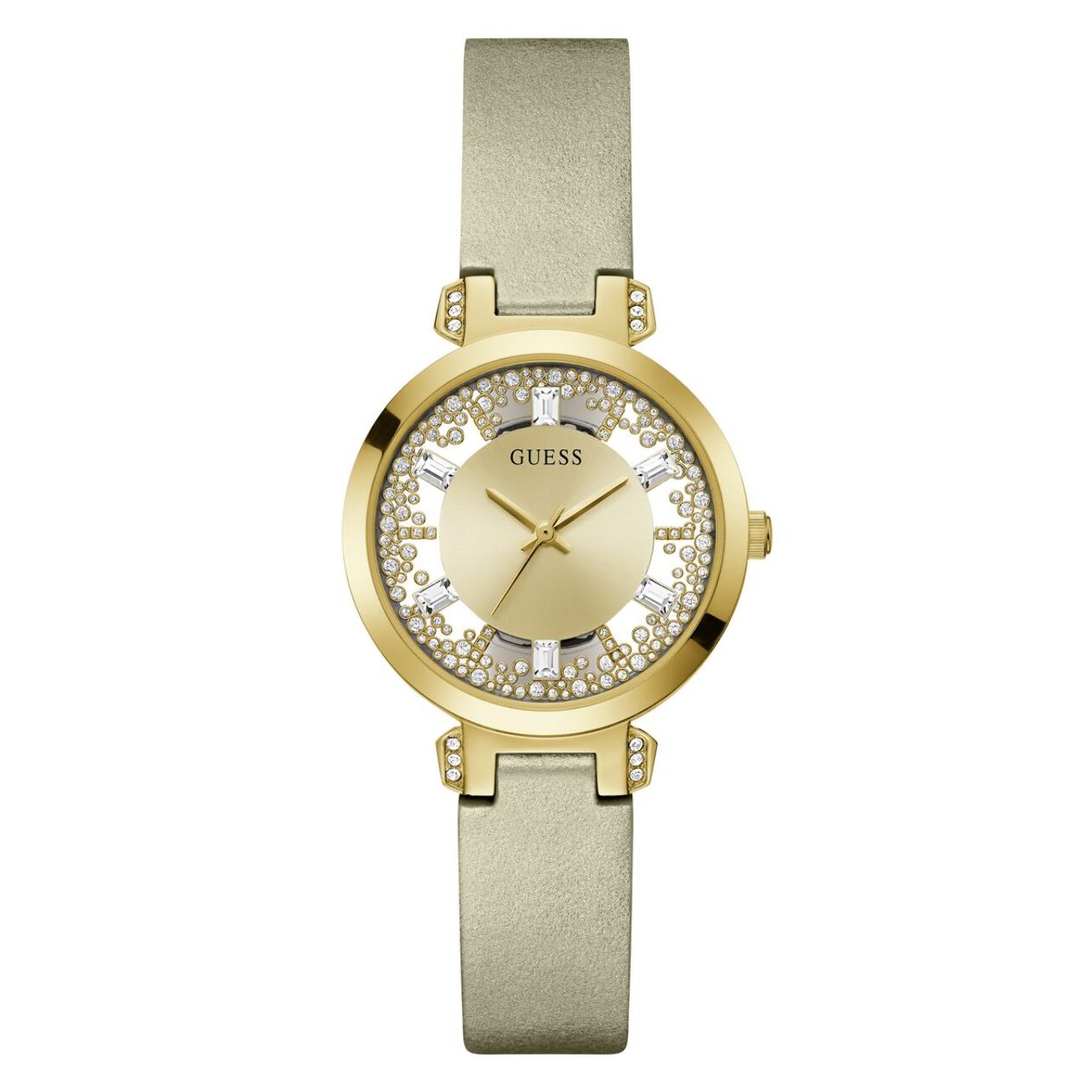 Reloj Guess GW0535L4 Mujer Analogico Cuarzo con Correa de Silicona