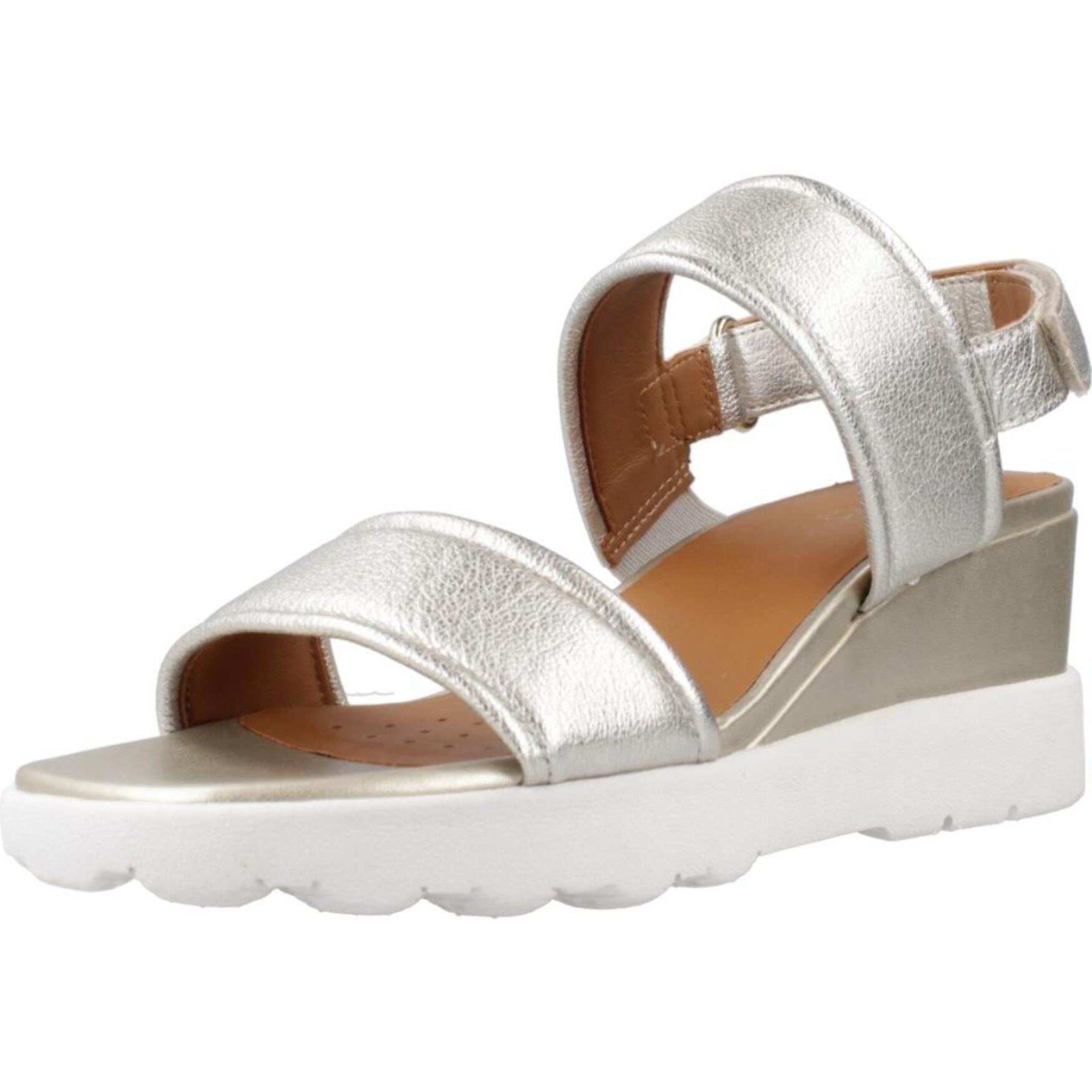 Sandalias Mujer de la marca GEOX  modelo D SPHERICA EC6 PLATA