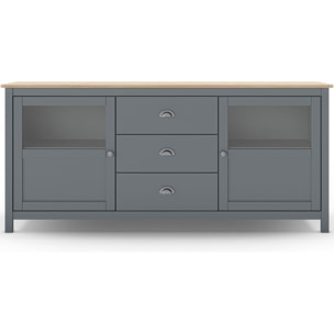 Buffet 2 portes et 3 tiroirs - MACHA