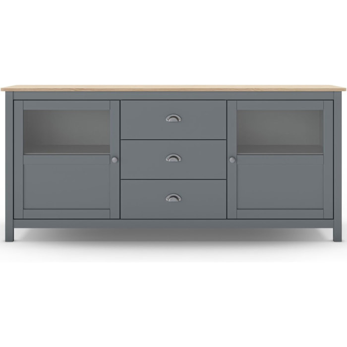 Buffet 2 portes et 3 tiroirs - MACHA