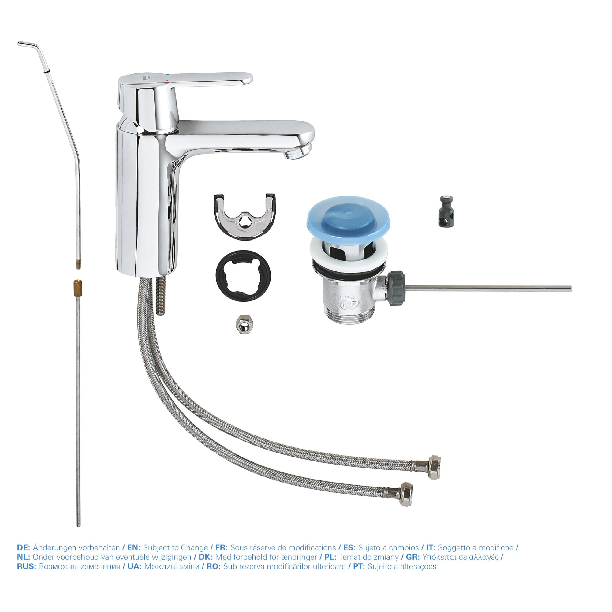 GROHE Get Mitigeur monocommande Lavabo Taille M Chromé