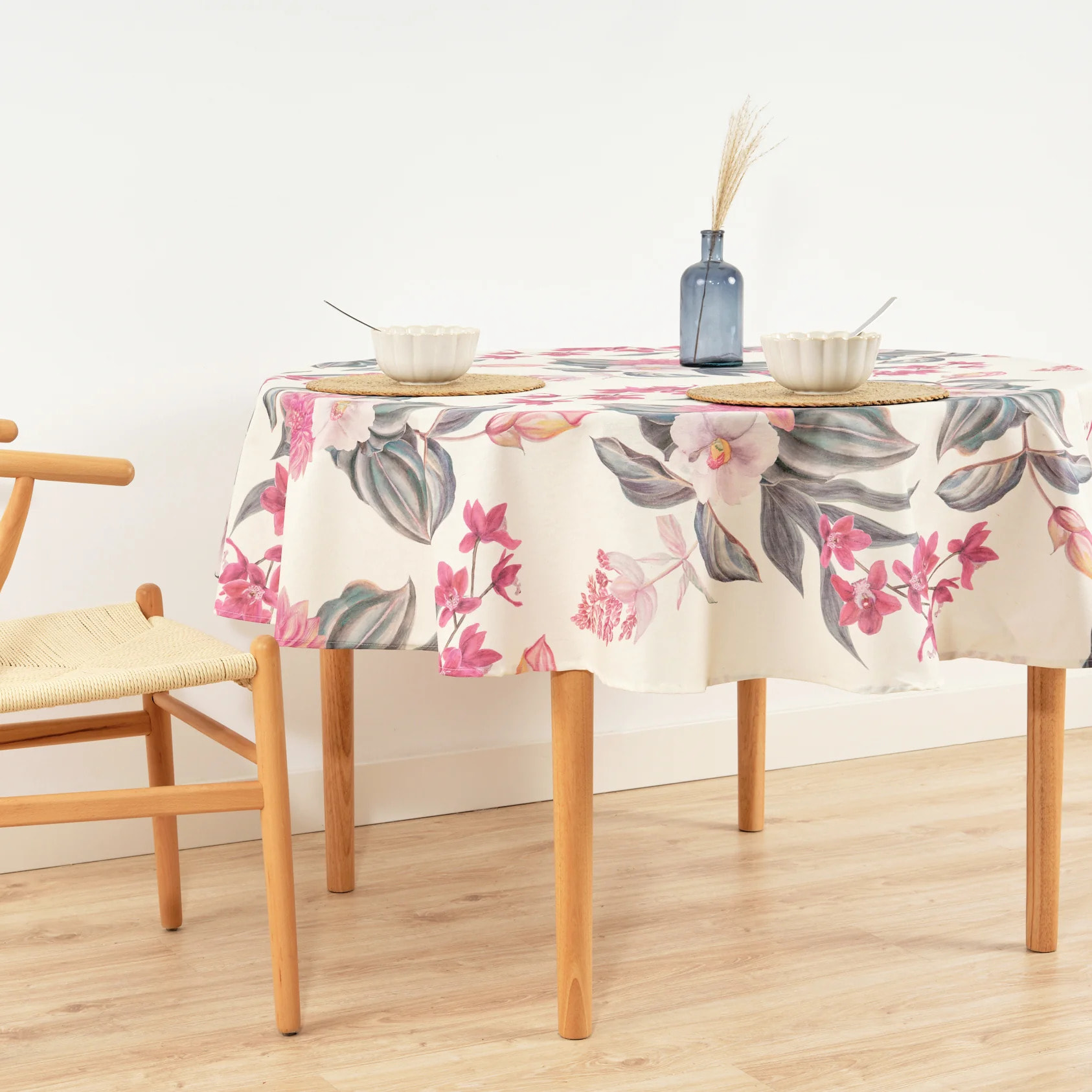Nappe ronde en résine anti-taches 0120-246